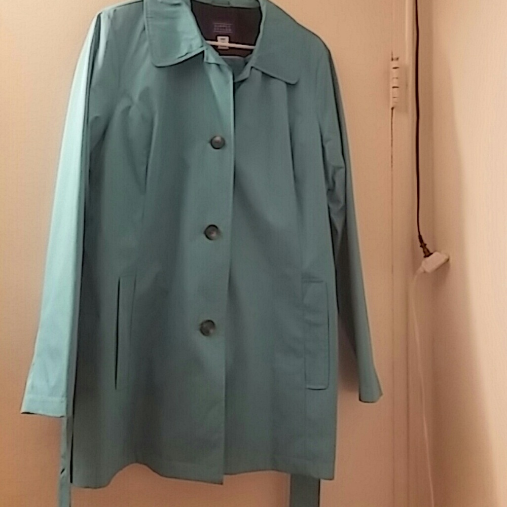 Green coat